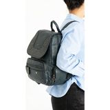 Baginn Kadın Sırt Çantası Troklu Çok Cepli Günlük Kullanım Için Ideal 30*25 cm - 30 x 25 cm - Petrol