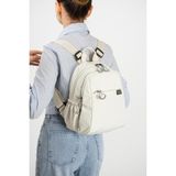 Baginn Kadın Sırt Çantası Ultra Hafif Paraşüt Kumaş Su Itici Kumaş Günlük Sırt Çantası Ölçüsü 30*24 cm - 30 x 24 cm - Beyaz