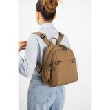 Baginn Kadın Sırt Çantası Ultra Hafif Paraşüt Kumaş Su Itici Kumaş Günlük Sırt Çantası Ölçüsü 30*24 cm - 30 x 24 cm - Kahverengi