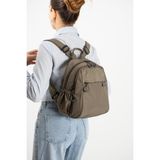 Baginn Kadın Sırt Çantası Ultra Hafif Paraşüt Kumaş Su Itici Kumaş Günlük Sırt Çantası Ölçüsü 30*24 cm - 30 x 24 cm - Vizon