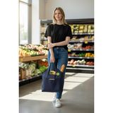 Baginn Kapsül Çanta Omuz Çantası Alışveriş Çantası Shopping Bag Ince Paraşüt Kumaş - Lacivert