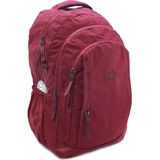 Baginn Klinkır Bayan Büyük Boy Sırt Çantası Okul Çantası Kadın Sırt Çantası Spor Çantası 45*30 cm - 45 x 30 cm - Bordo