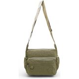 Baginn Klinkır Bayan Postacı Çanta Çok Cepli Yağmur Geçirmez Kadın Çanta Çapraz Askılı Omuz 25*20 cm - 25 x 20 cm - Krem