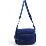 Baginn Klinkır Bayan Postacı Çanta Çok Cepli Yağmur Geçirmez Kadın Çanta Çapraz Askılı Omuz 25*20 cm - 25 x 20 cm - Lacivert