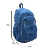 Baginn Klinkır Büyük Boy Kadın Sırt Çantası Yağmura Dayanıklı Hafif Kumaş 571 Collection (Mavi)