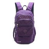 Baginn Klinkır Büyük Boy Kadın Sırt Çantası Yağmura Dayanıklı Hafif Kumaş 571 Collection (Mor)