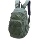 Baginn Klinkır Büyük Boy Kadın Sırt Çantası Yağmura Dayanıklı Hafif Kumaş 571 Collection (Yeşil)
