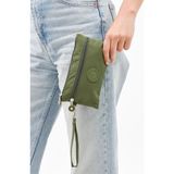 Baginn Klinkır El Çantası Cüzdan Kalemlik Fonksiyonel Kullanım Kalem Kutusu 20*12 cm Makyaj Çantası - Yeşil
