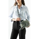 Baginn Klinkır Hafif Yağmur Geçirmez Kadın Postacı Çanta Çok Cepli 20*15 cm Omuz Çantası 571 Collection - 20 x 15 cm - Gri