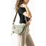 Baginn Klinkır Hafif Yağmur Geçirmez Kadın Postacı Çanta Çok Cepli 25*18 cm Omuz Çantası 571 Collection - 25 x 18 cm - Bej