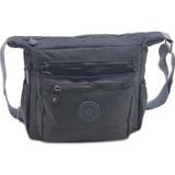 Baginn Klinkır Kadın Postacı Çanta Çok Cepli Çapraz Askılı Omuz Çantası 25*20 Cm Günlük Çanta Gri