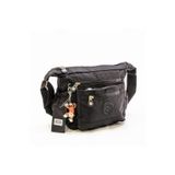 Baginn Klinkır Kadın Postacı Çanta Çok Cepli Çapraz Askılı Omuz Çantası 25*20 Cm Günlük Çanta Siyah