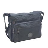 Baginn Klinkır Kadın Postacı Çanta Çok Cepli Çapraz Askılı Yağmura Dayanıklı Kumaş (Gri)