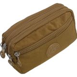 Baginn Klinkır Kumaş Çok Cepli Cüzdan El Çantası Çapraz Çanta Yağmur Geçirmez Kadın Postacı Çanta Taba Renk