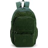 Baginn Klinkır Kumaş Lise Ortaokul Sırt Çantası Çok Cepli 571 Collection Goril Anahtarlık Hediyeli! - Yeşil