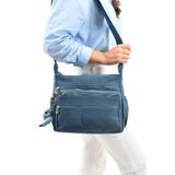 Baginn Klinkır Omuz Çantası Çapraz Askılı Postacı Çanta Çok Cepli Günlük Kullanıma Uygun 30*23 Cm
