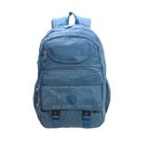 Baginn Klinkır Sırt Çantası Okul Çantası Seyahat Lise Ortaokul Üniversite Çantası (Mavi)