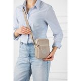 Baginn Klinkır Telefon Çantası Mini Postacı Çanta 22*12 cm Çapraz Askılı Omuz Çantası Günlük Hafif Çanta - 22 x 12 cm - Krem
