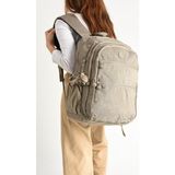 Baginn Okul Sırt Çantası Klinkır Kumaş Hafif Çok Cepli 571 Collection 45*30 cm - Bej