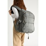 Baginn Okul Sırt Çantası Klinkır Kumaş Hafif Çok Cepli 571 Collection 45*30 cm - Gri