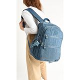 Baginn Okul Sırt Çantası Klinkır Kumaş Hafif Çok Cepli 571 Collection 45*30 cm - Mavi