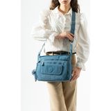 Baginn Postacı Okul Çantası Çapraz Askılı Büyük Boy 33*25 cm Askı Uzunluğu 130 cm Çok Cepli 571 Omuz Çanta - Mavi