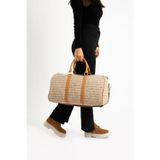 Baginn Seyehat Spor Çantası 38 Lt Kabin Boy Valiz 48*35 Cm El Valizi Vegan Deri Unisex 48*35 Cm Suni Deri