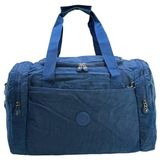 Baginn Seyehat Spor Çantası Klinkır Kumaş Hafif Kabin Boy Çanta 40 cm Genişlik - Mavi