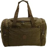 Baginn Seyehat Spor Çantası Klinkır Kumaş Hafif Kabin Boy Çanta 40 cm Genişlik - Taba