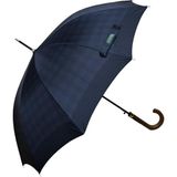 Baginn Snotline-April Erkek Baston Şemsiye Ahşap Sap Siyah Renk 100 Cm Çap