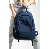 Baginn Unisex Okul Çantası Klinkır Kumaş Günlük Sırt Çantası 40*30 Cm Çok Cepli Hafif Yağmur Geçirmez