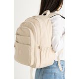 Baginn Unisex Okul Çantası Klinkır Kumaş Sırt Çantası Çok Cepli Hafif Yağmur Geçirmez 42*30 Cm