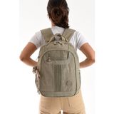 Baginn Unisex Sırt Çantası 40*30 cm Okul Çantası Günlük Spor Çantası Klinkır Kumaş Hafif Çok Cepli Su Itici - 40 x 30 cm - Siyah