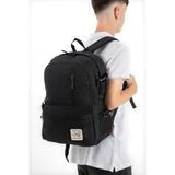 Baginn Ventis Unisex Okul Çantası Lise Ortaokul Sırt Çantası 43*30 cm Ortopedik Sırt Çok Cepli Vnt3-C - Siyah