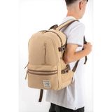 Baginn Ventis Unisex Okul Çantası Lise Ortaokul Sırt Çantası 43*30 cm Ortopedik Sırt Çok Cepli Vnt3-C - Vizon