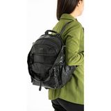 Baginn Y.s.deri Kadın Sırt Çantası Fonksiyonel Kullanım Omuz Çapraz Askılı Bayan Sırt Çantası 35*25 cm - Siyah