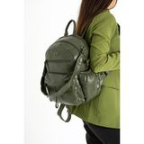 Baginn Y.s.deri Kadın Sırt Çantası Fonksiyonel Kullanım Omuz Çapraz Askılı Bayan Sırt Çantası 35*25 cm - Yeşil