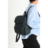 Baginn Y.s.deri Kadın Sırt Çantası Günlük Kullanım Için Ideal Çok Cepli Suni Deri Bayan Çantası 30*25 cm - 30 x 25 cm - Petrol
