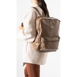 Baginn Yıkama S. Deri Kadın Sırt Çantası Vegan Deri Bayan Sırt Çantası 30*20 cm Yumuşak Doku Çok Cepli - 30 x 20 cm - Vizon