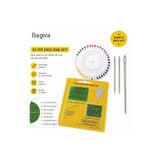 BaGiva 10'lu Karma Dikiş İğnesi Seti - Büyük Yorgan İğnesi, Eşarp Başörtü İğnesi ve İplik Geçirici