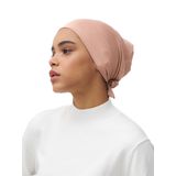 Bağlamalı Bone | Ayarlanabilir ve Rahat Tasarım – Şık ve Pratik Altlık (Krem Pembe)