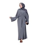 Bağlamalı Maria Elbise-Gri