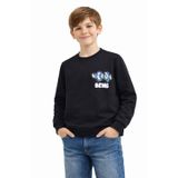 Baglan Erkek Çocuk Önü Arkası Baskılı Sweatshirt BGL-ST05236