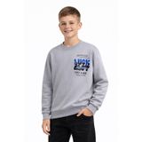 Baglan Erkek Çocuk Önü Arkası Baskılı Sweatshirt BGL-ST05237