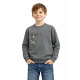 Baglan Erkek Çocuk Önü Arkası Baskılı Sweatshirt BGL-ST05243
