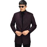 Baglan Erkek Hakim Yaka Kaşe Kaban BGL-ST03412 - Bordo - 52