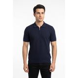 Baglan Erkek Spor Polo Yaka Triko Tişört BGL-ST05371 - Lacivert