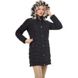 Baglan Kadın Büyük Beden Kapüşonlu Spor Mont M5302 BGL-ST03221 - 4XL - Siyah