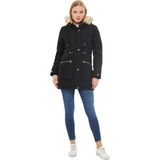 Baglan Kadın Büyük Beden Spor Kapüşonlu Mont M5565 BGL-ST03224 - 4XL - Siyah