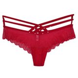 Baglan Kadın Ön Güpürlü İp Lastikli Fantazi Külot 7007 BGL-ST04365